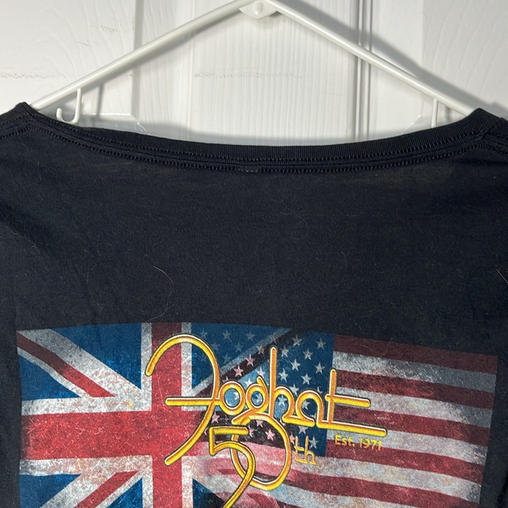 Foghat Black Graphic Short Sleeve Concert Tee - Picture 3 of 11
